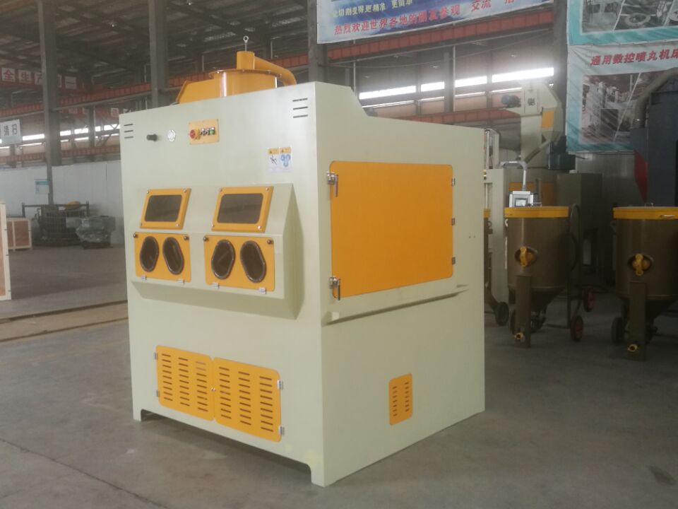 多工位手動(dòng)轉(zhuǎn)臺(tái)噴砂機(jī)